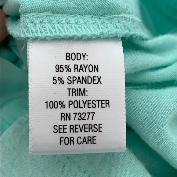 Apt.9 Mint Green Tiered Front Mint Green Tank - Picture 4 of 4